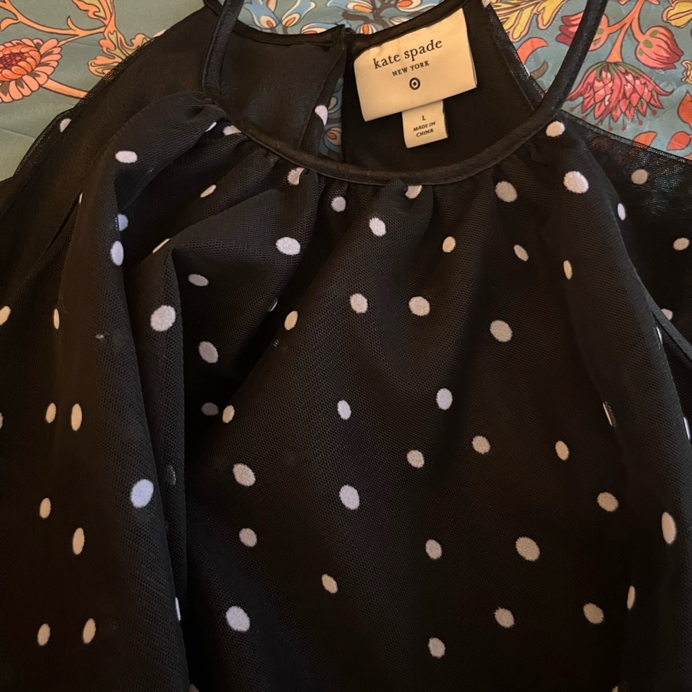 Kate Spade Black and White Polka Dot Dress - Picture 5 of 7